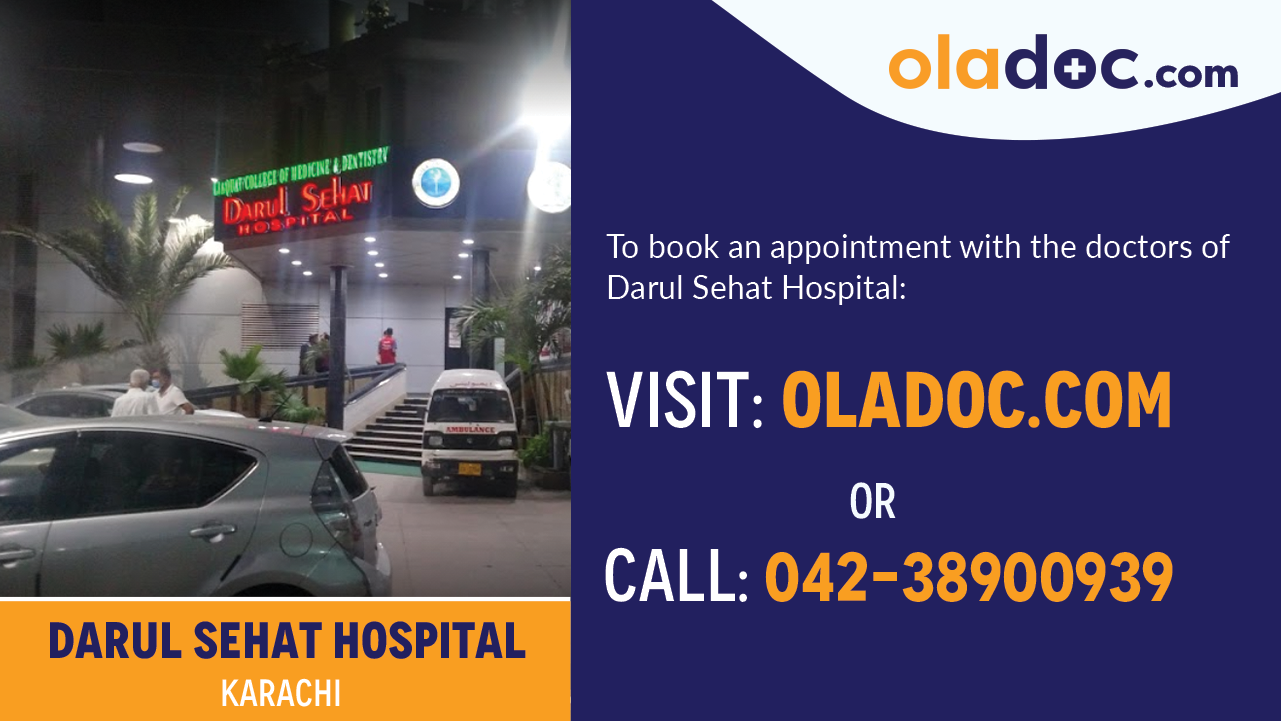 Book Appointment With Doctors at Darul Sehat Hospital Karachi